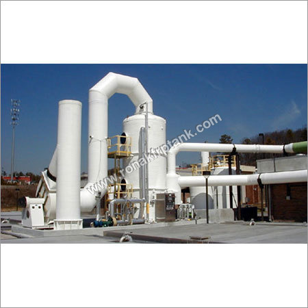 Vertical Packed Bed Scrubbers - Mild Steel, 1000-500000 m3/hr Capacity, 410 Volt, 99.9% Efficiency | Air Cooling, Medium Hardness, VOCs Removal Efficiency 50-80%