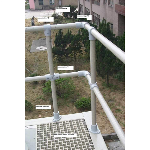 Yellow Frp Grp Industrial Handrailing