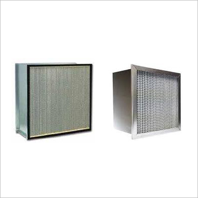 Hepa Filters - Final Filtration for Cleanroom | Aluminum Frame, Submicronic Glass Fiber Media, 1-Year Warranty, Silver Color, LEAK Tested as per IEST RPCC 34.1