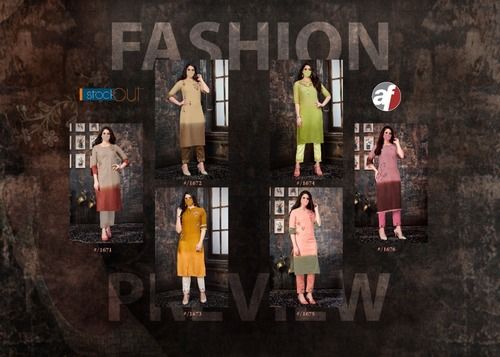 Ladies Kurti - Color: As Per Catalog