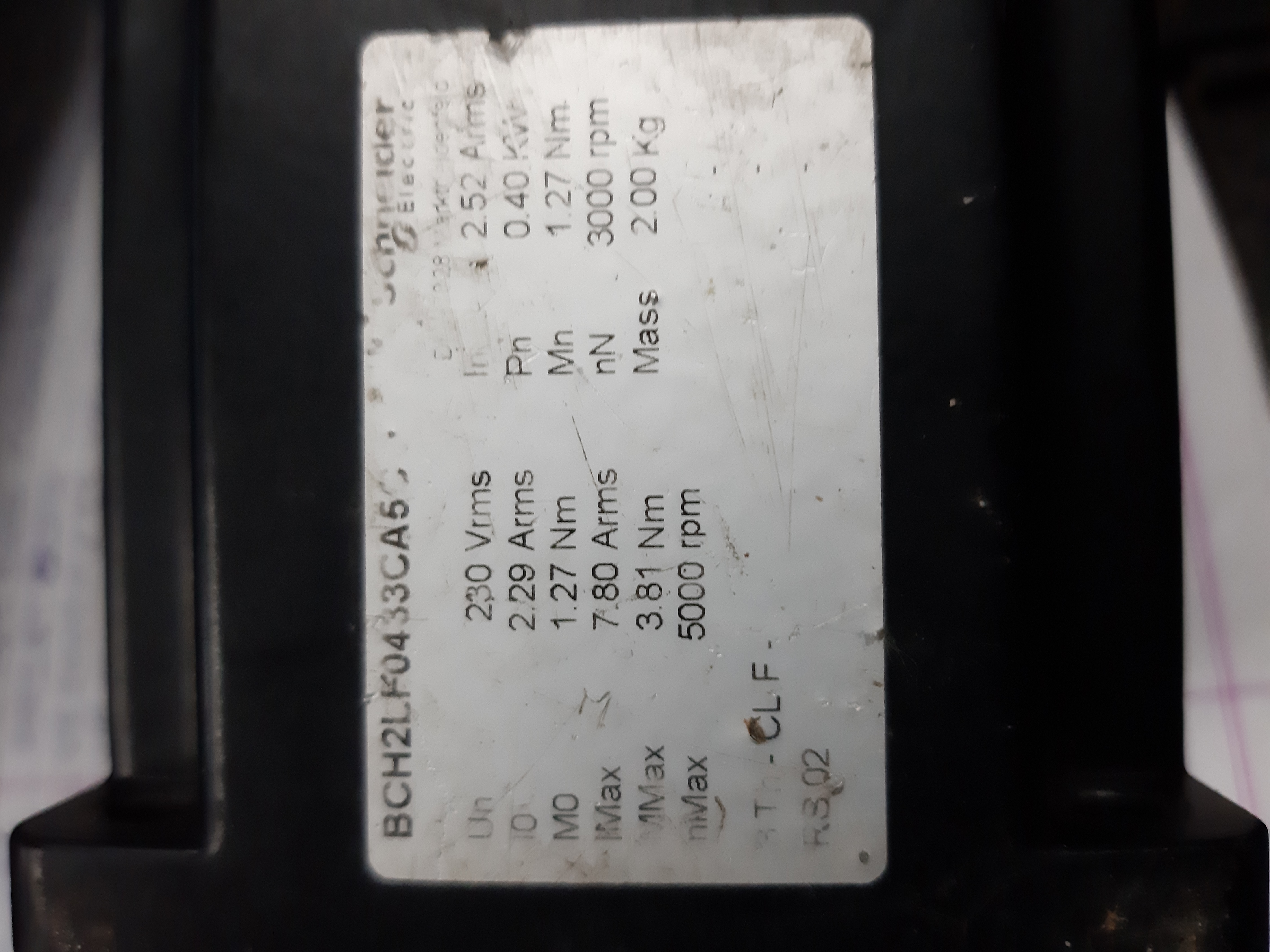 Schneider Electric Ac Servo Motor