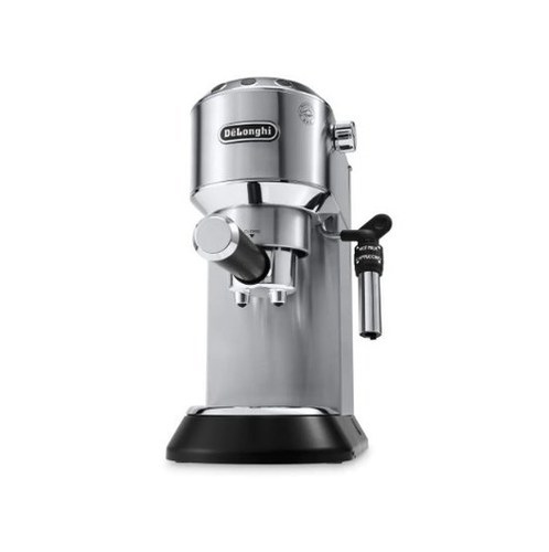 Delonghi Dedica Espresso Machine - Stainless Steel, 149x330x303 Mm | 15 Bar Pump Pressure, Manual Milk System, Ese Pod Compatibility, Compact Design
