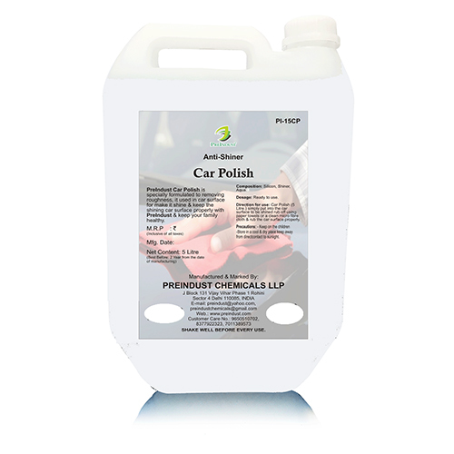 Car Polish - Hdpe Can 5 Ltr, Liquid White | Easy Application, Family Safe, High Shine, Long Lasting, Removes Roughness