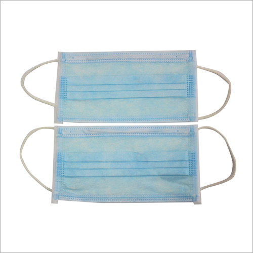 गैर बुना 3-प्लाई डिस्पोजेबल फेस मास्क