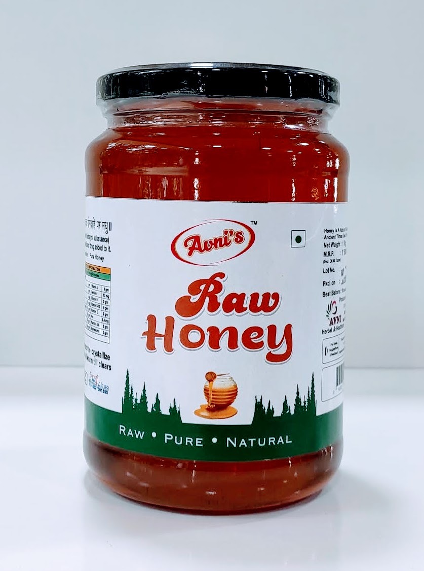 Natural Raw Honey - Organic, Unfiltered | Rich In Antioxidants, Naturally Sweetened, Perfect For Baking And Cooking