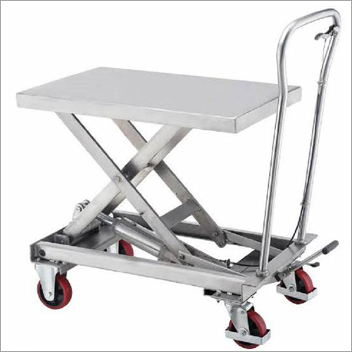 Ss Scissor Table - Stainless Steel, Industrial Grade | Durable, Easy To Operate, 12 Month Warranty, New