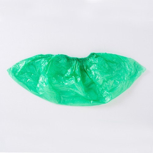 Plastic Shoe Cover - Ld/lldpe Material, Height: 17.70 Cm, Length: 38.50-39.50 Cm, Colors: Blue, Pink, White, Green, Transparent | Non-sterile, Elastic Closure, 50 Pairs Per Packet