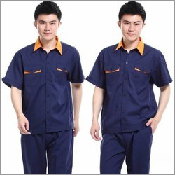 ब्लू मेन्स ऑफिस हाउसकीपिंग यूनिफॉर्म