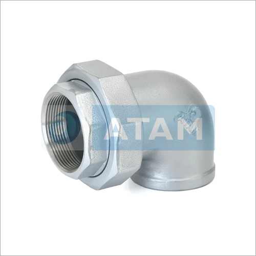 Natural Stainless Steel Elbow Union
