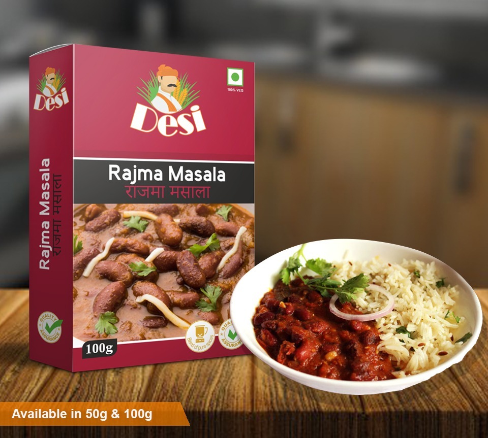 Rajma Masala - 50 Grams Powder | Blended For Enhanced Flavor, Safe For Consumption, Ideal For Hotels, Restaurants & Home Use