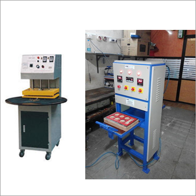 Manual Blister Sealing Machine - Plastic Material, 380 Volt Power, Blue and White Design | New Condition, 350 Kg Weight, Industrial Automation