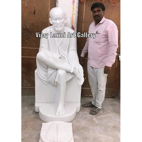 मार्बल शिरडी साईं बाबा की प्रतिमा