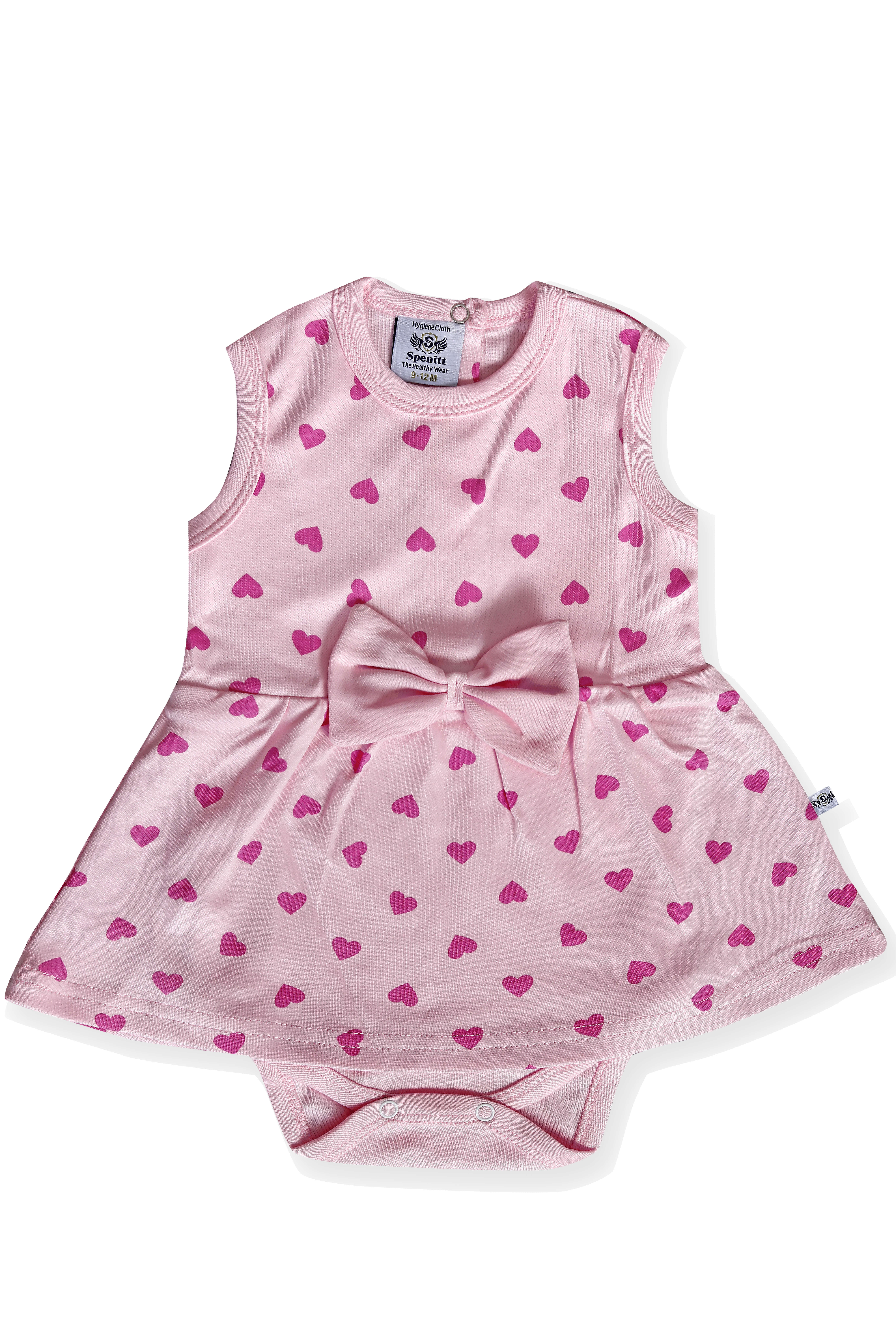 Quick Dry Printed Frock With Attached Bottom