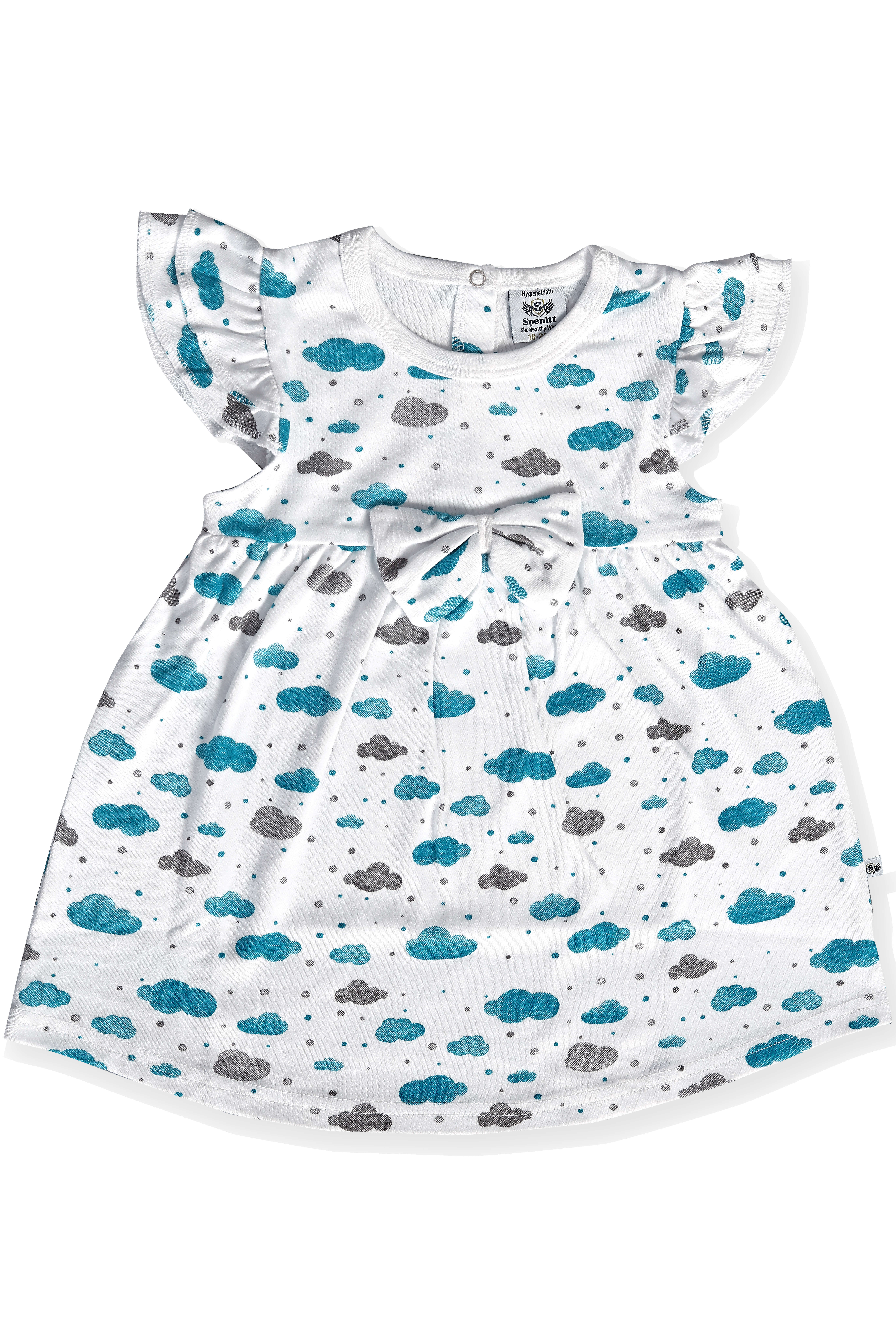 Spenitt Premium Baby Clothes - Cotton Sleeveless Top Bottom Set For Girls | Antibacterial, Anti-odor, Highly Breathable, Quick Dry, Non-toxic, Extra Soft, Colorfast