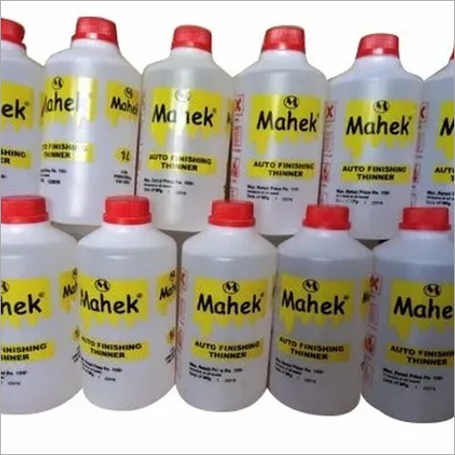 Liquid Auto Finish Thinner - Industrial Grade, 99% Purity, Colourless Liquid with Characteristic Odour, Suitable for All Types of Enamel Paints and Primers