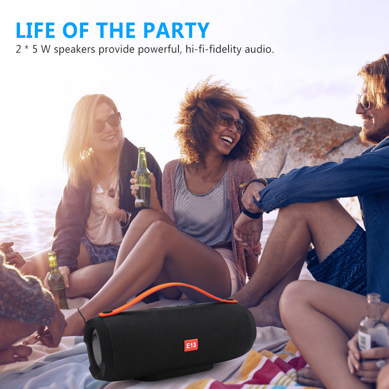 E13 Mini Portable Wireless Bluetooth Speaker Application: Support Mp3