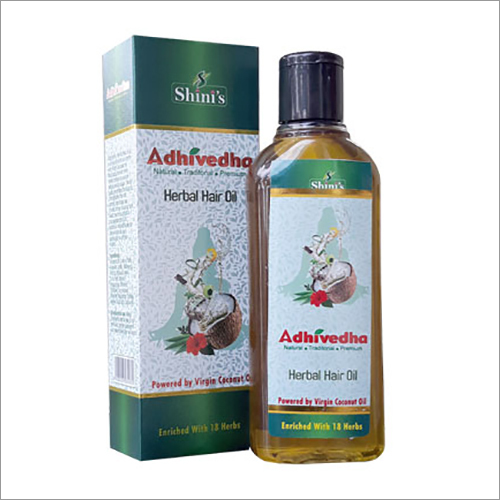 Herbal Hair Oil - 100 Milliliter | Moisturizing, Promotes Hair Growth, Improves Scalp Circulation, Prevents Dandruff, Adds Volume