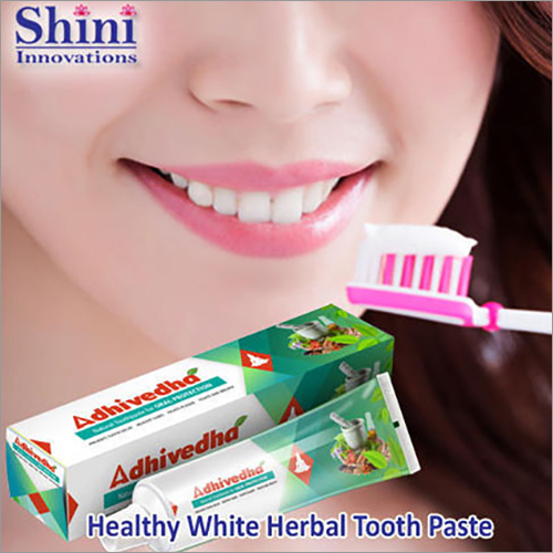 Ayurvedic Toothpaste - Herbal Paste, 100 Gm | Strengthens Teeth, Whitens Effectively, Prevents Gum Bleeding, Innovative Technology Processed