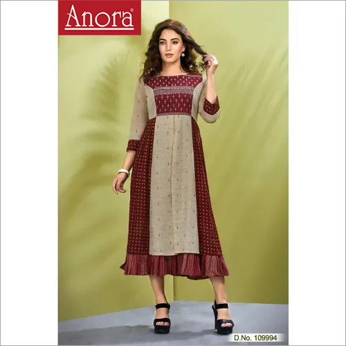 Ladies Designer Kurti - Casual, Size M, L, XL, XXL | Washable, Trendy Fashion for Ladies