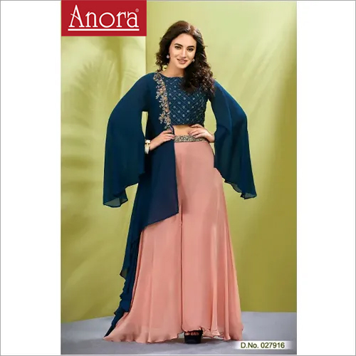 Indian Ladies Embroidered Sharara