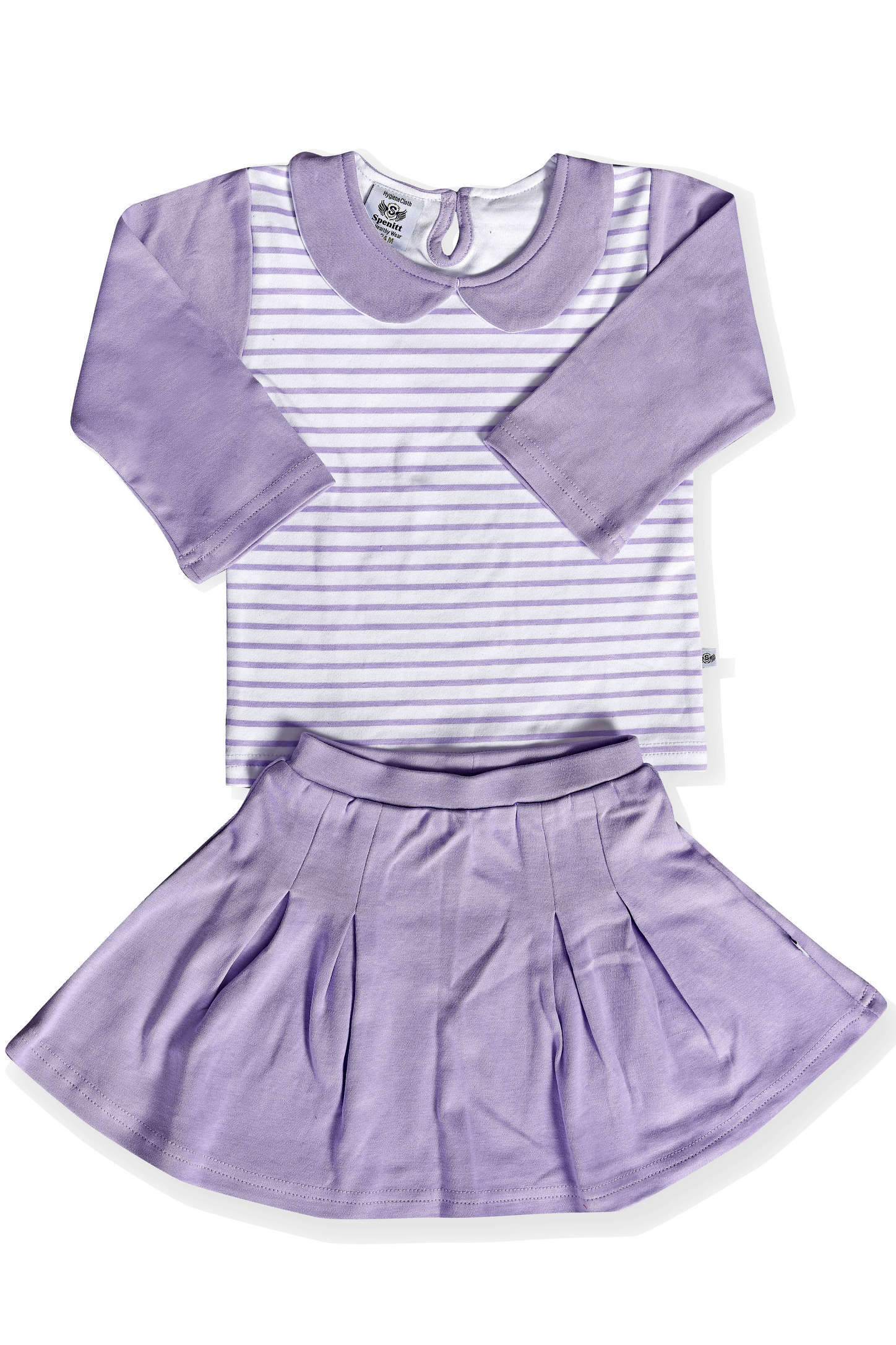 No Fade Designer Full Sleeve Top And Skirt