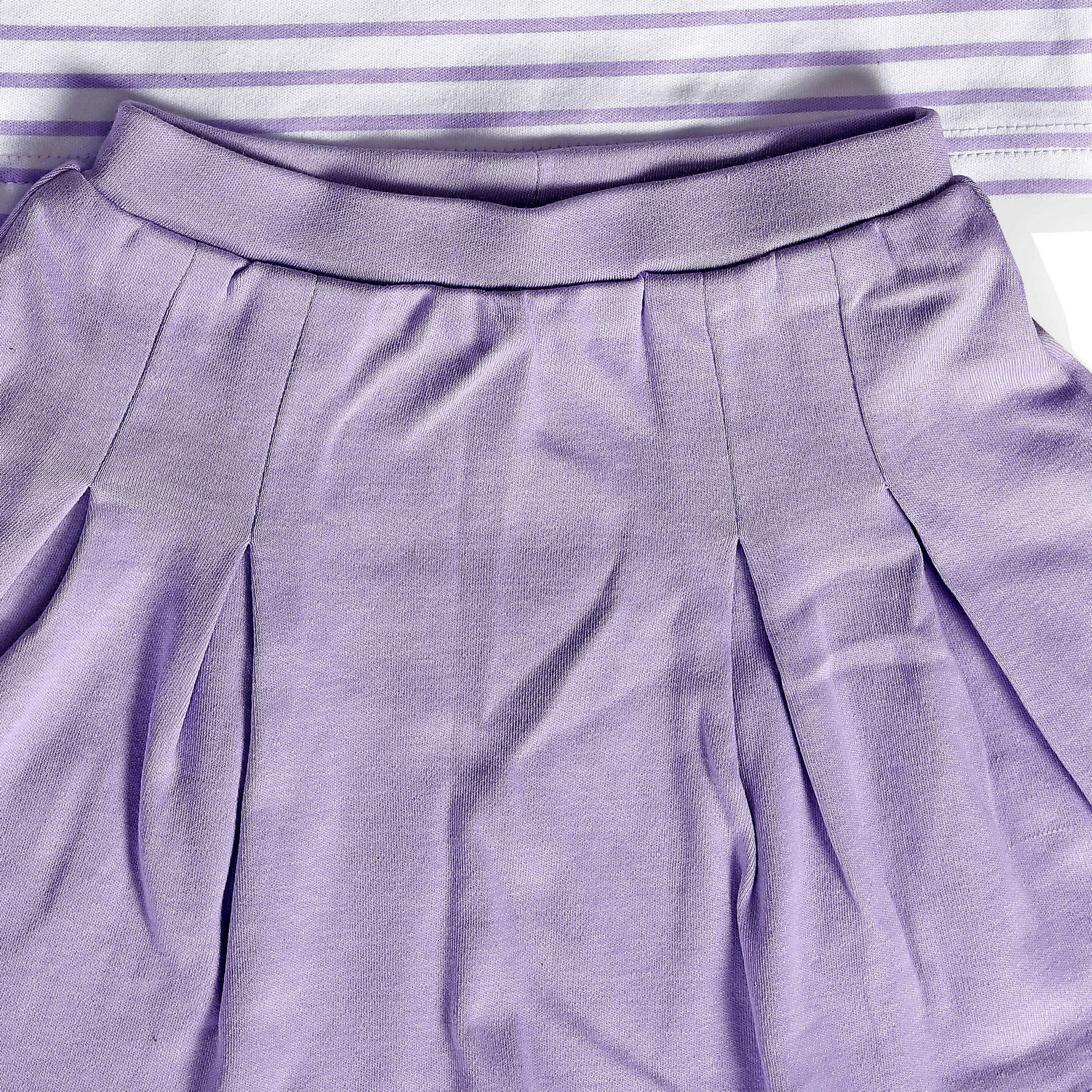 No Fade Designer Full Sleeve Top And Skirt