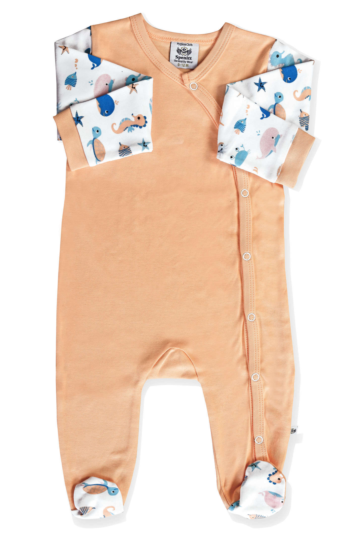 Washable Full Sleeve Footed Romper