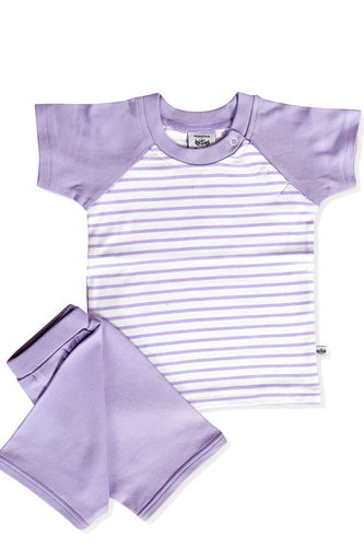 Sholder Button T Shirt With Short Set Decoration Material: Cloths