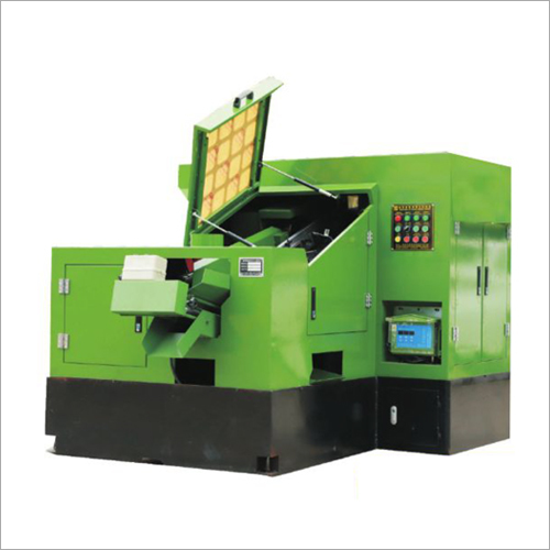 Industrial Thread Rolling Machine - 1300x1200x1200 cm, Green, 4 kW Power, 2-6 mm Blank Dia Range, 180-220 pcs/min Capacity, Robust Design, Wear Resistant