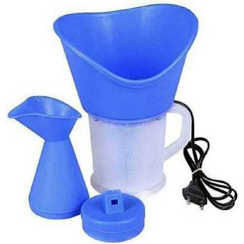 Facial Steamer - Plastic, 18cm x 14cm x 12cm | Blue Color, 500ml Capacity, 220-240V Power, 1.5m Cord Length, Lightweight Design