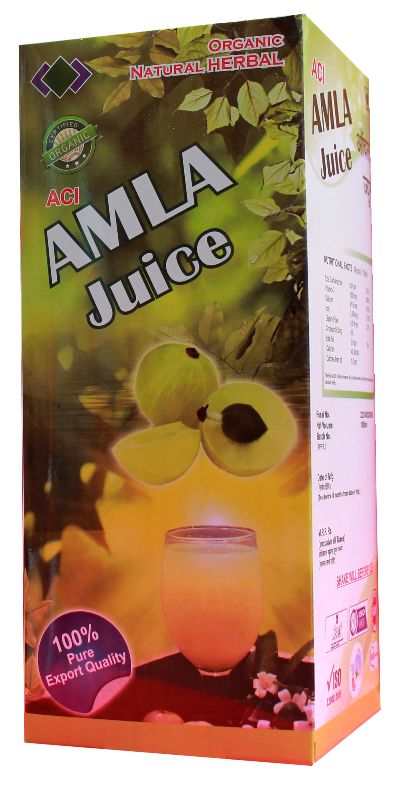 Amla Juice - Direction: Take 30ml Empty Stomach- Twice A Day (Early Morning & Evening)