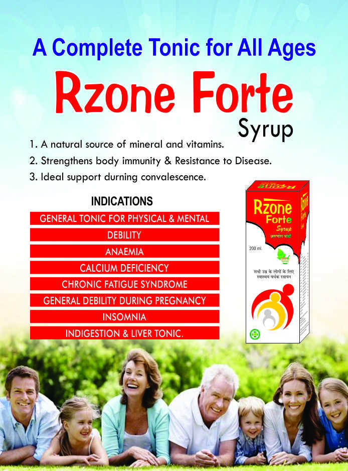 Rzone Forte Syrup Age Group: Suitable For All Ages