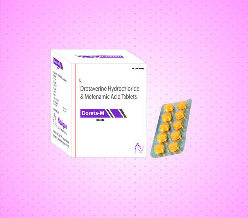 ड्रोटावेरिन 80mg मेफेनैमिक एसिड 250mg सामान्य दवाएं