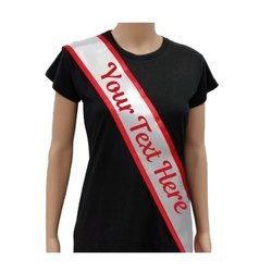 Sashes Custom Designs - Cloth Material, Customized Colors | Sublimation & Screen Printed Sashes For Awards, Events, And Celebrations