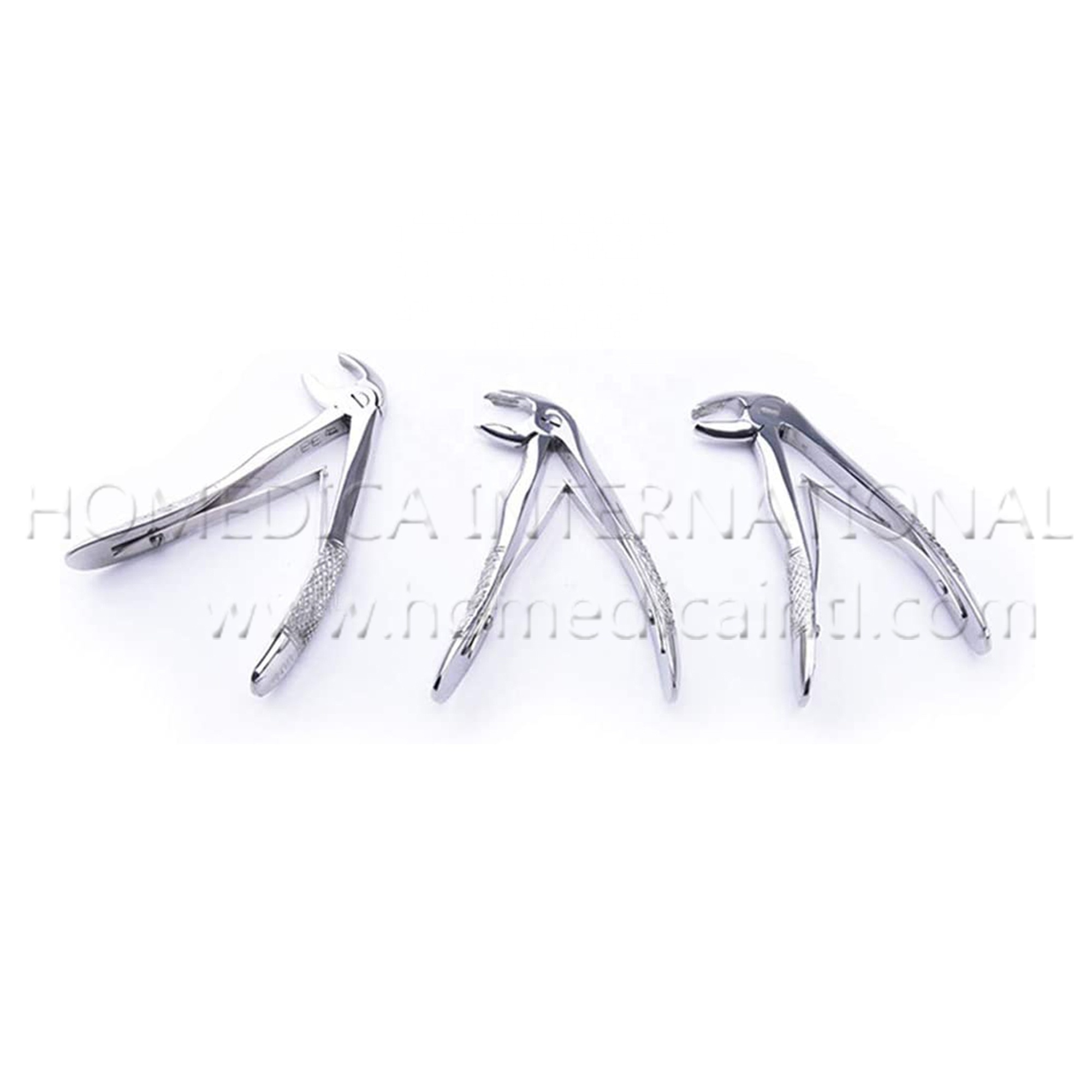 Silver Instrument Dental Extraction Forceps Kit