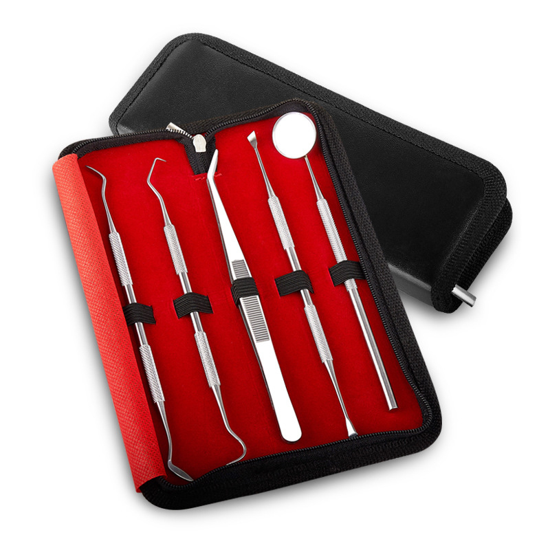 Silver Dental Basic Surgical Instruments Set