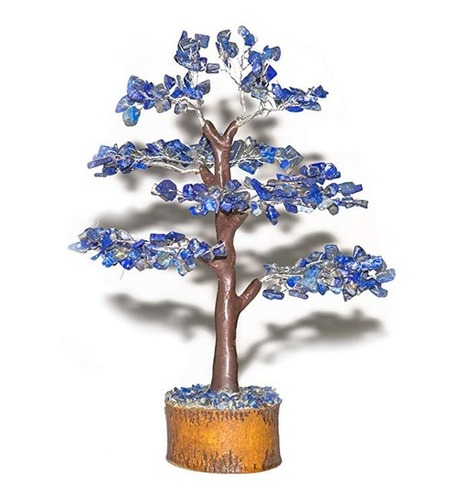 Agate Lapis Lazuli Crystal Stone 300 Beads Healing Tree Size: 10 Inch