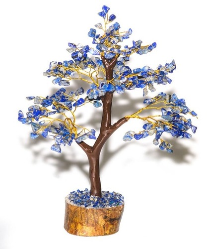 अगेट लापीस लाजुली क्रिस्टल स्टोन 300 बीड्स हीलिंग ट्री गोल्डन वायर