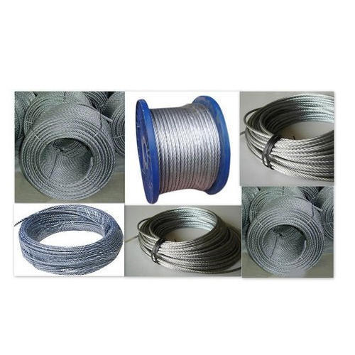 Wire Rope - 316l Grade Stainless Steel, 40 Mm Dimensions , Seamless Design, 1870 N Tensile Strength, Rust Proof, Durable, Heavy Duty, Abrasion Resistant