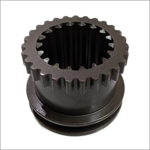 Tractor Gears Coupler Small 27 - 18 Teeth Massey Ferguson Tractors - Alloy Steel, Smooth Finish, Black Color | Usage: Tractor Gears Coupler