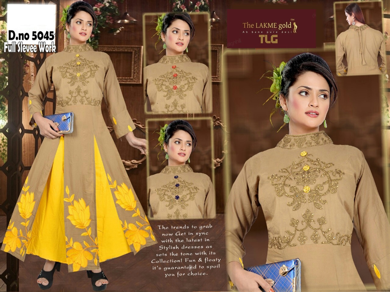 Ladies Kurti - Soft Cotton Blend, Available In Sizes S, M, L, Xl - Casual Washable Ethnic Wear For All Seasons