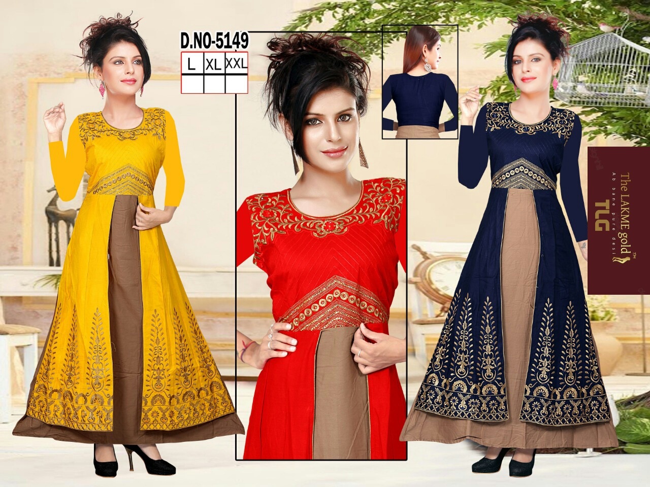 Ladies Kurti - Soft Cotton Blend, Available In Sizes S, M, L, Xl - Casual Washable Ethnic Wear For All Seasons
