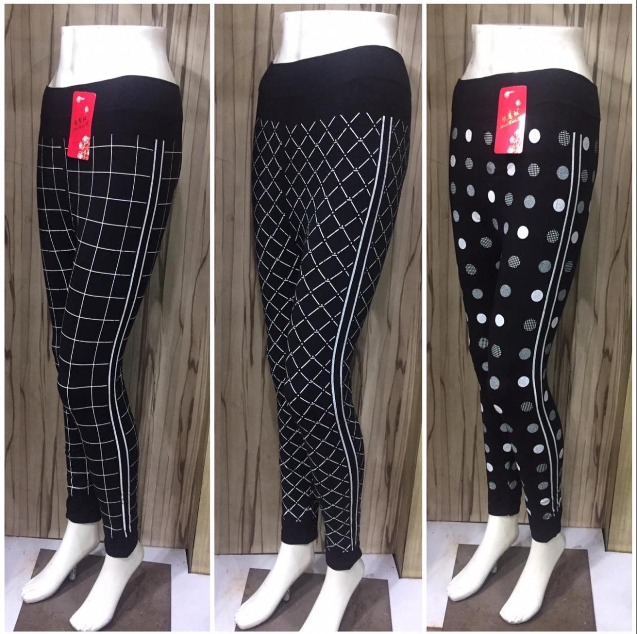 Ladies Checked Jegging - Cotton Blend, Sizes L, S, Xl | Washable, Versatile For Rainy, Spring, Summer, And Winter Seasons