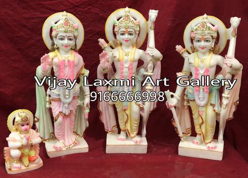 Ram Darbar Marble Sculpture - Premium Quality Marble , Intricately Handcrafted Design, Ideal for Home Décor