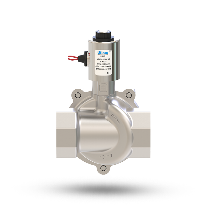 Pilot Operated Piston Type Steam Solenoid Valve Application: All Application