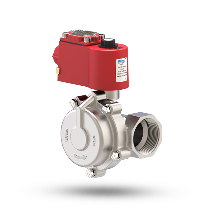 Pilot Operated Piston Type Steam Solenoid Valve Application: All Application