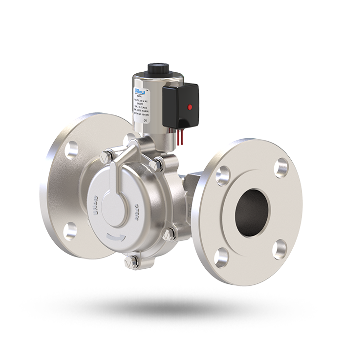 Pilot Operated Piston Type Steam Solenoid Valve Application: All Application