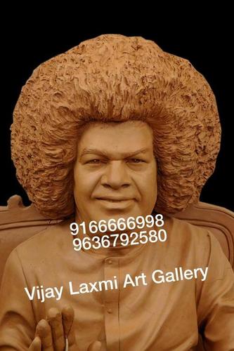 Marble Satya Sai Baba Moorti - Premium Quality Marble, Elegant Design for Spiritual Decor