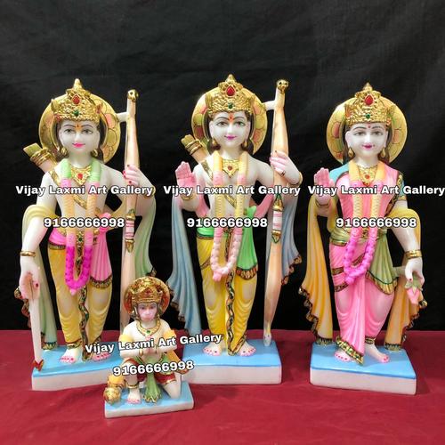 Ram Darbar - Marble Finish | Exquisite Handcrafted Design, Elegant Religious Artwork