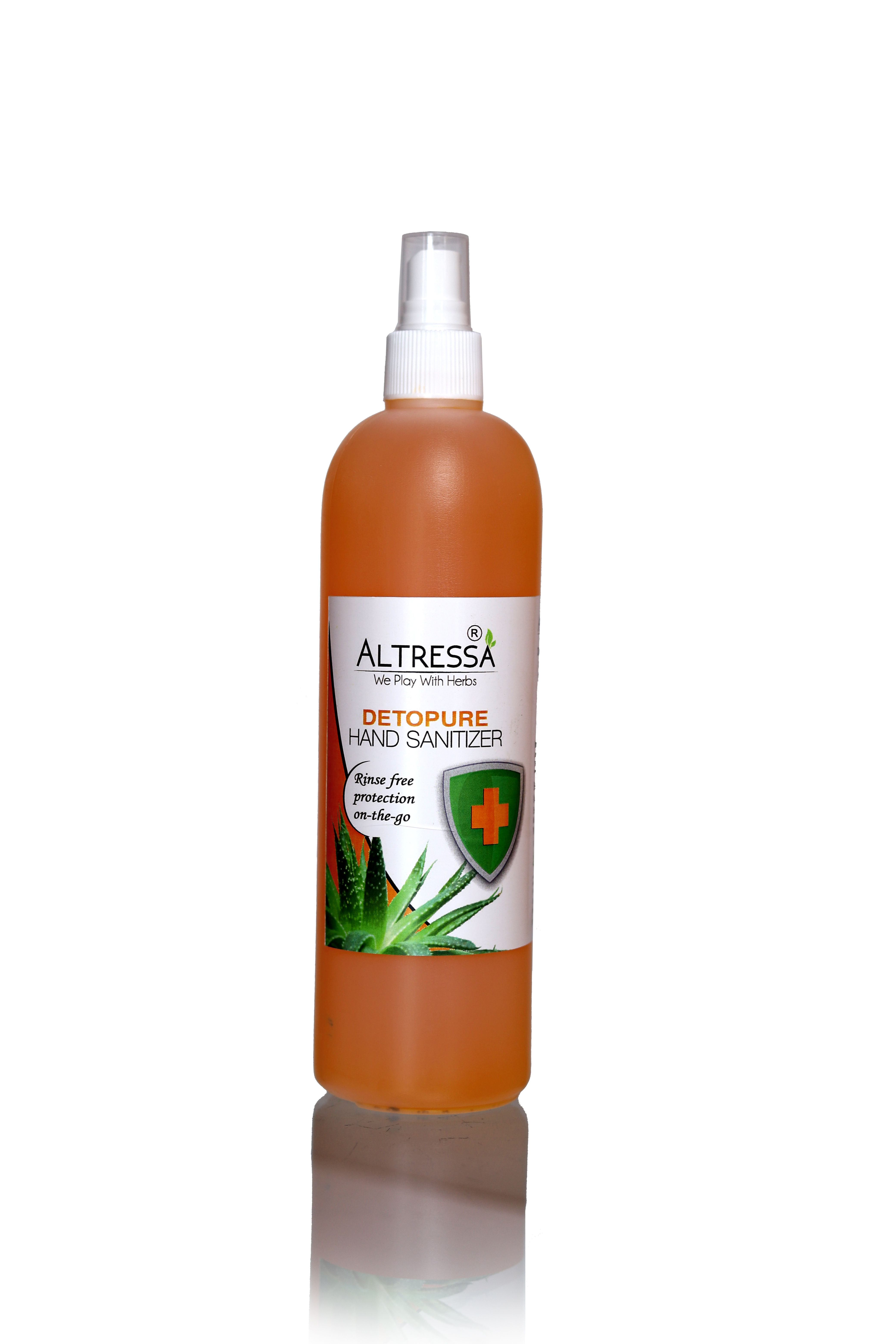 Hand Sanitizer - Alcohol-based Formula, Orange Color, Suitable For All Ages, 2-year Shelf Life